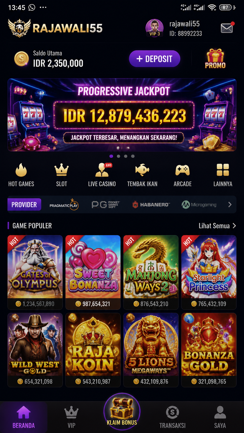 Screenshot 1 rajawali55